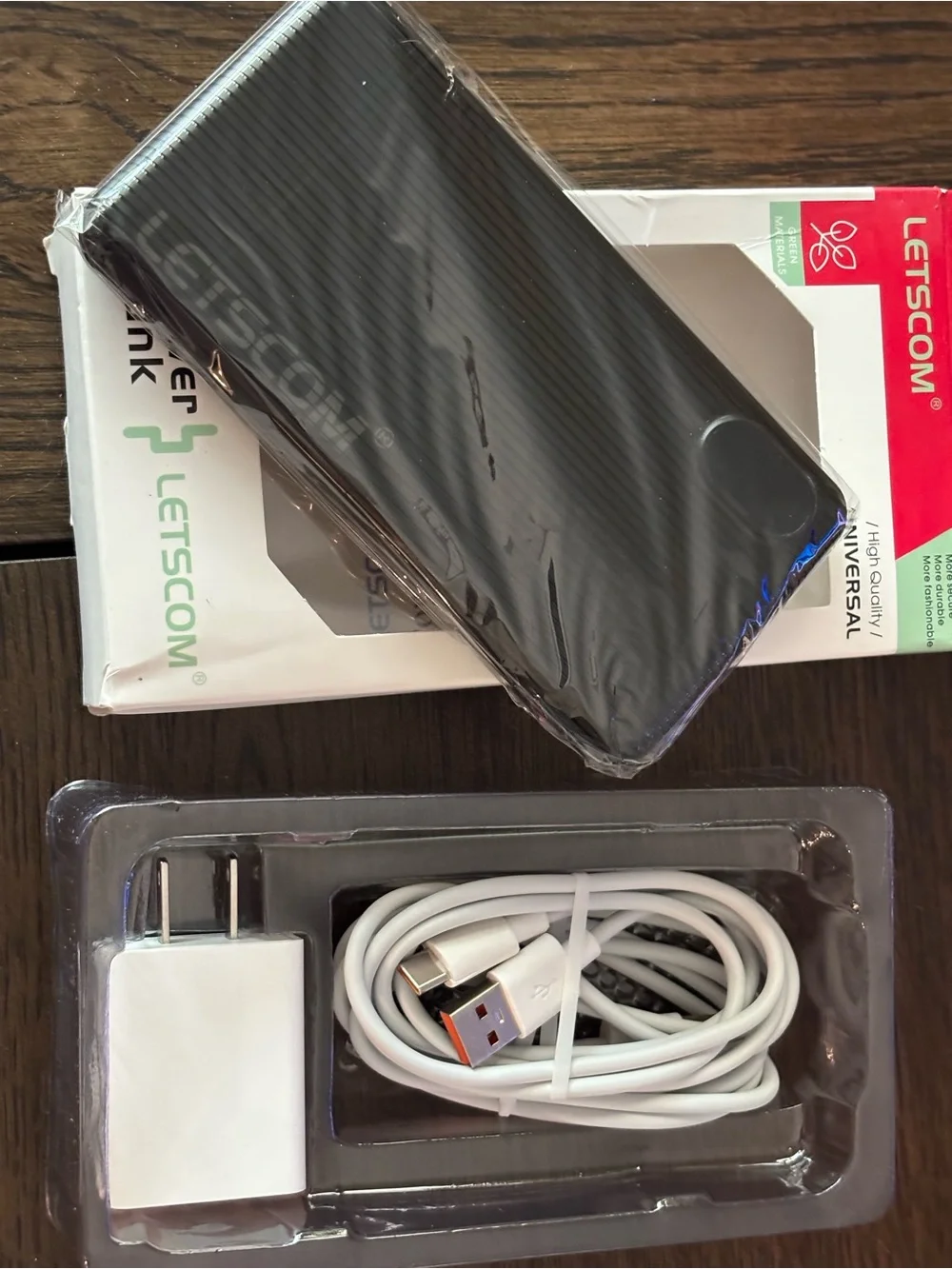 Black Power Bank Portable Universal Charger